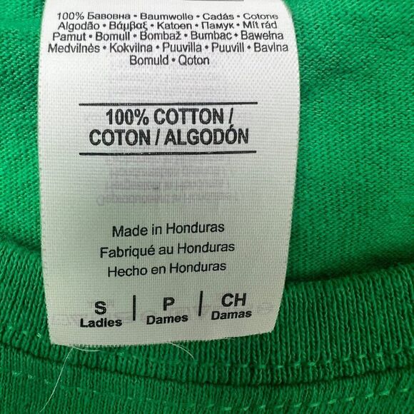 Vintage 90s Streetwear Green Indie Brazil Football Soccer Graphic T-Shirt / S - Picture 8 of 8